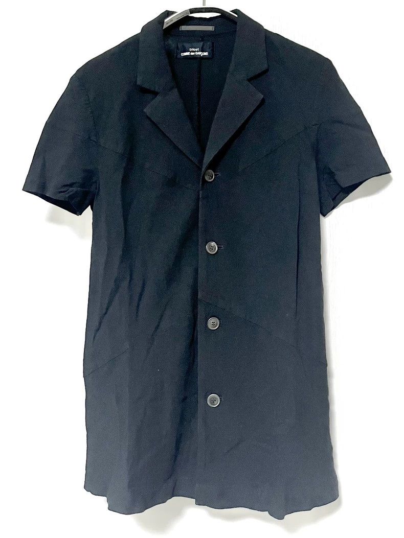 Comme des Garcons Black Tailored Shirt by Comme des Garcons Size US M / EU 48-50 / 2 - 1 Thumbnail