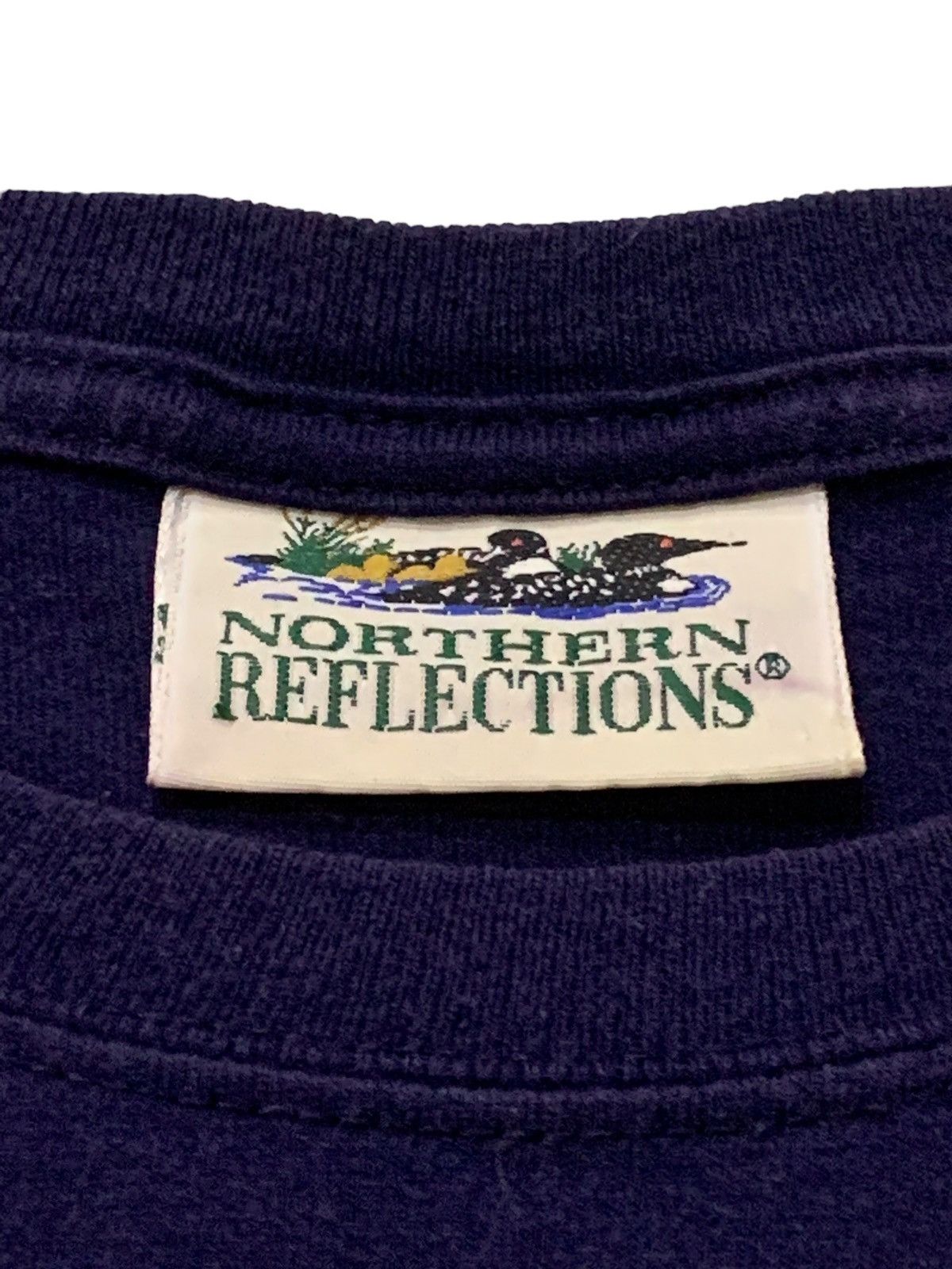 Vintage Vintage Northern reflection Art Painting Healing Tshirt Size US M / EU 48-50 / 2 - 6 Thumbnail