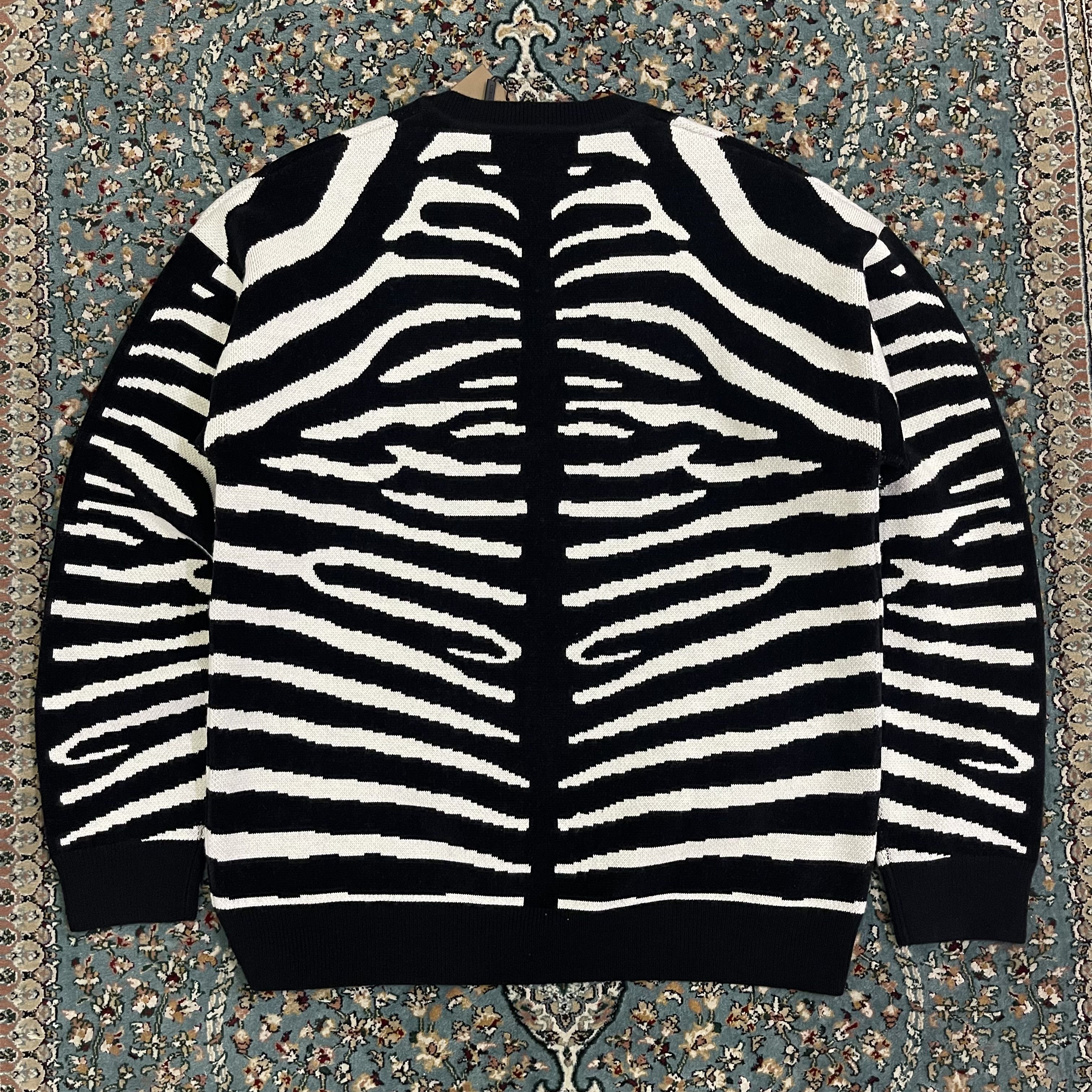 Burberry Burberry Mens Jennings Zebra Logo Jumper Knit Sweater Size US M / EU 48-50 / 2 - 17 Thumbnail