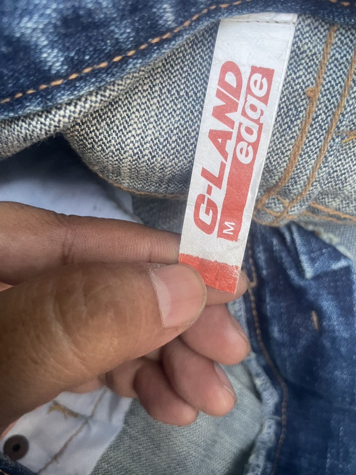 Japanese Brand Gland Edge Selvedge Custom Denim Size US 33 - 17 Thumbnail