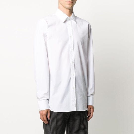 Gucci o1mt1gz0725 Cotton Shirt With Hidden Gucci Labe in White Size US XL / EU 56 / 4 - 2 Thumbnail