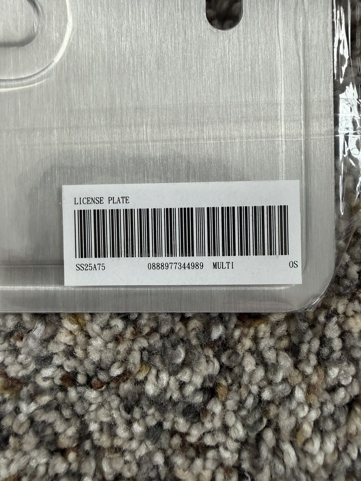 Supreme Supreme License Plate (New in Wrap) Size ONE SIZE - 6 Thumbnail