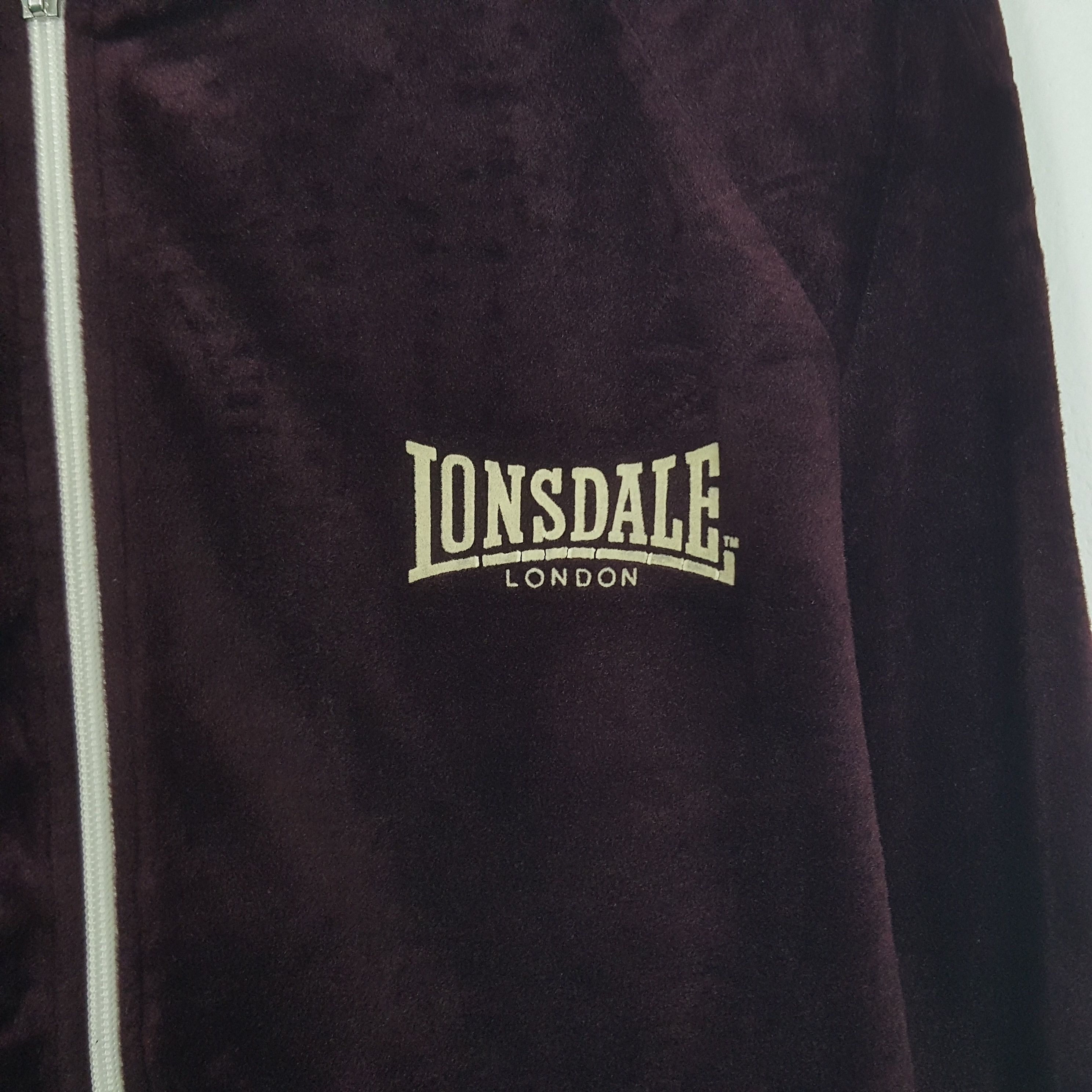 Lonsdale × Vintage Vintage Lonsdale London Fashion Zipper Sweater Size US M / EU 48-50 / 2 - 2 Thumbnail