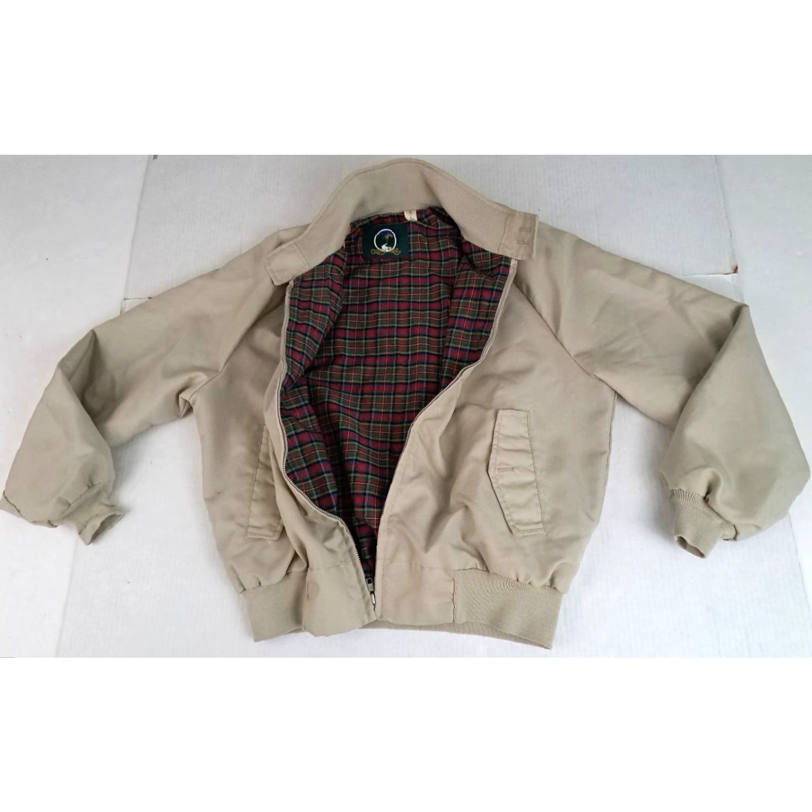 Vintage VINTAGE Ozark Trail Insulated Full Zip Jacket Plaid Beige Cotton Tan USA Made Bomber Jacket Men L Regular Width 90s Hiking Size US L / EU 52-54 / 3 - 4 Thumbnail