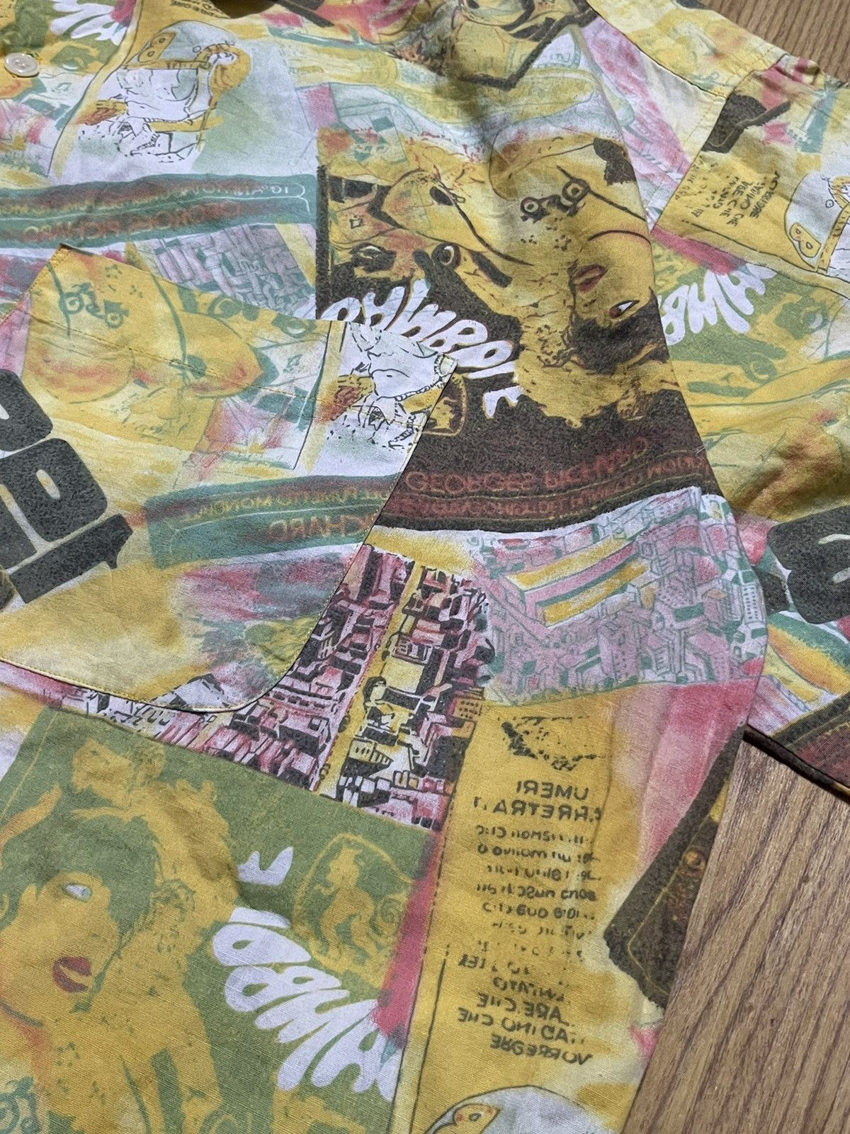 Hysteric Glamour Y2K INC-X short-sleeved shirt with full images of rare Size US L / EU 52-54 / 3 - 4 Thumbnail