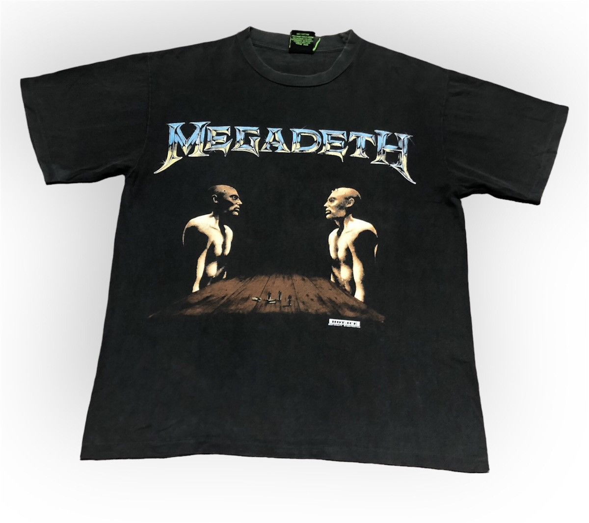 Band Tees Rare True Vintage 90s Bootleg Megadeath Sweating Paranoid Size US XL / EU 56 / 4 - 2 Thumbnail