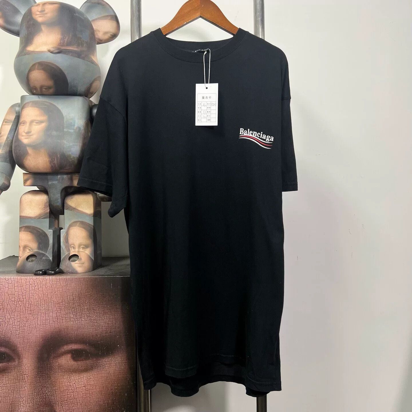 Balenciaga Balenciaga Campaign Wave Logo T-Shirt XS Size US XS / EU 42 / 0 - 1 Thumbnail