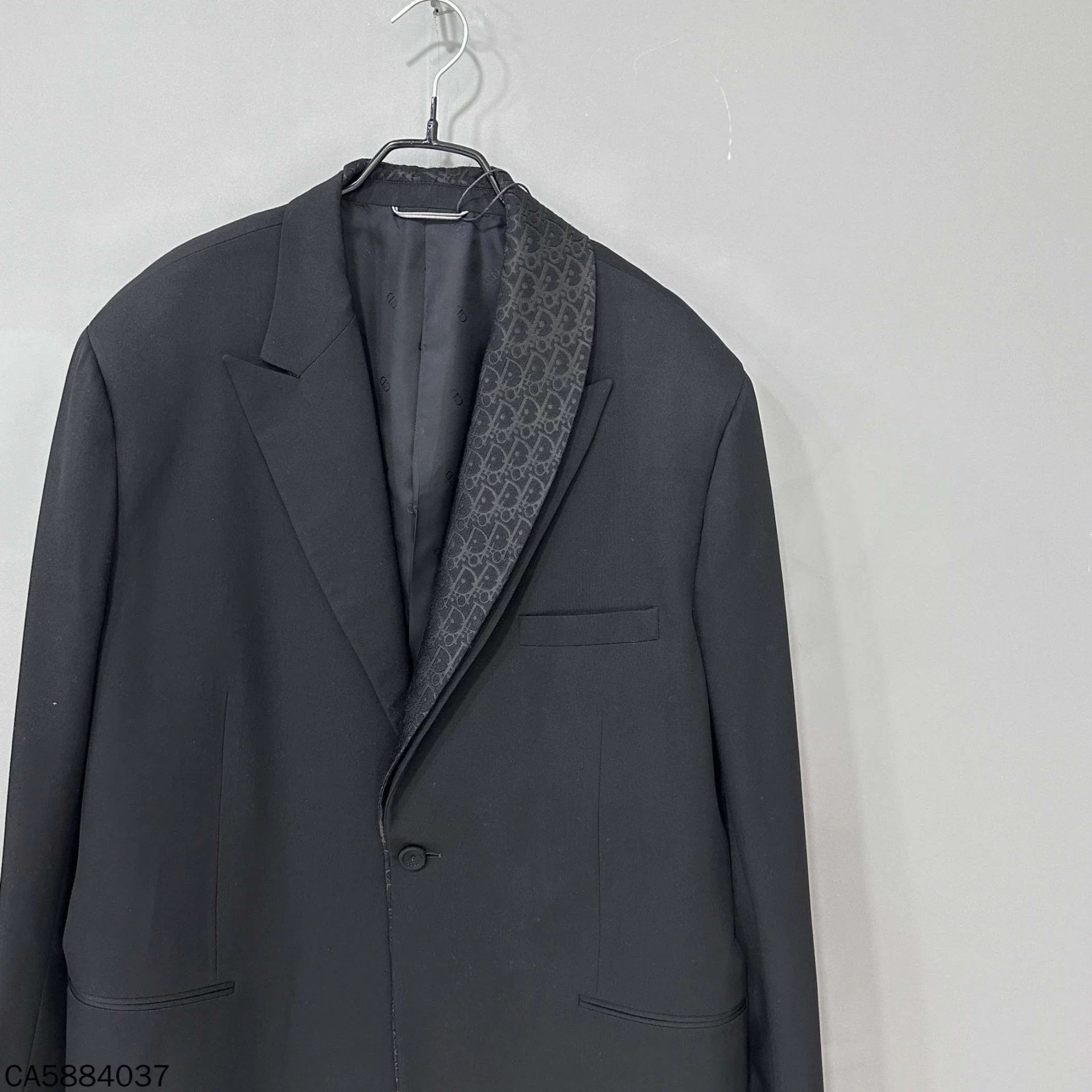 Dior Dior New Subtle All-Over Print Double Collar Blazer 58 Size 46R - 2 Thumbnail