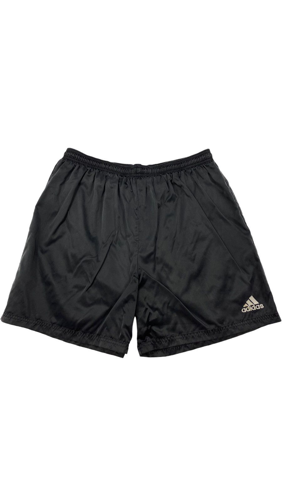 Adidas 🔥LASTDROP🔥 #4 Vintage Adidas Graphite Black Nylon Shorts Size US 34 / EU 50 - 1 Thumbnail