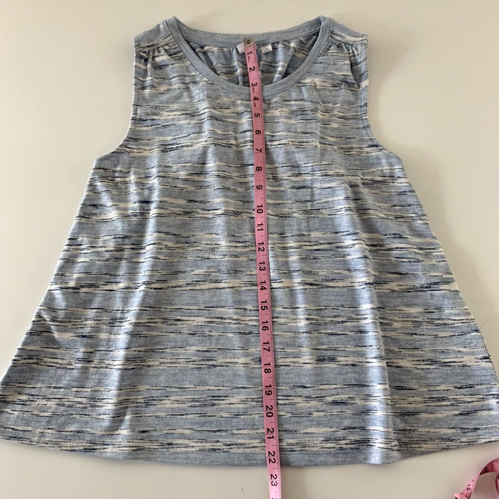 Gap Gap Tank Top Women's Small Light Blue Tie Back Sleeveless Round Neck Shirt XS-? Size S / US 4 / IT 40 - 5 Thumbnail