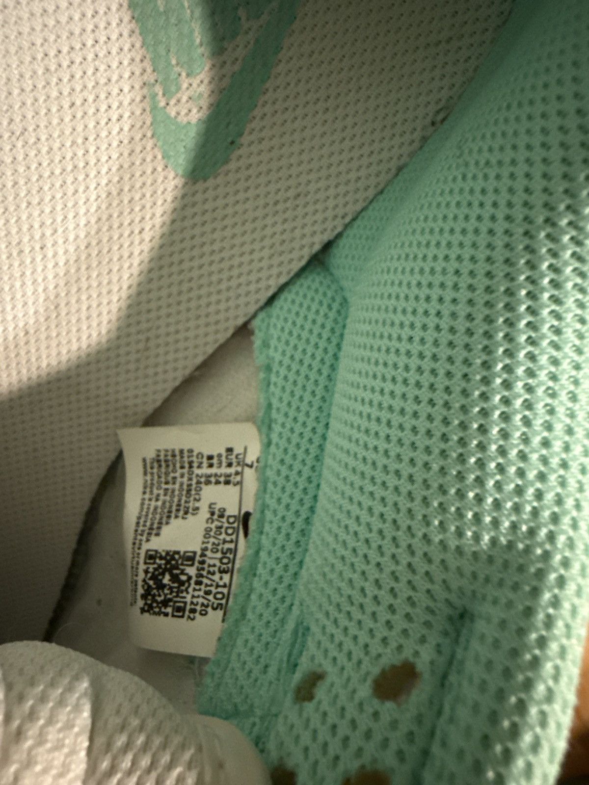 Nike Nike Dunk Low Mint Green / White – Gently Used Size US 7 / IT 37 - 6 Thumbnail