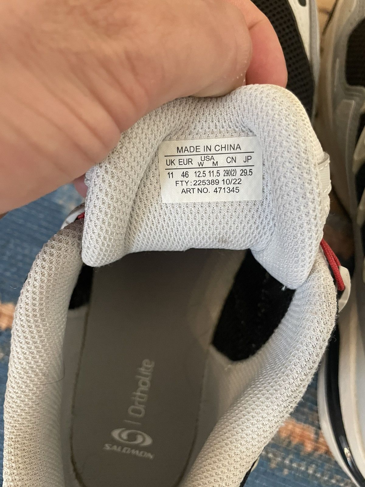 Salomon Salomon ACS+ OG sneakers Size US 11.5 / EU 44-45 - 5 Thumbnail