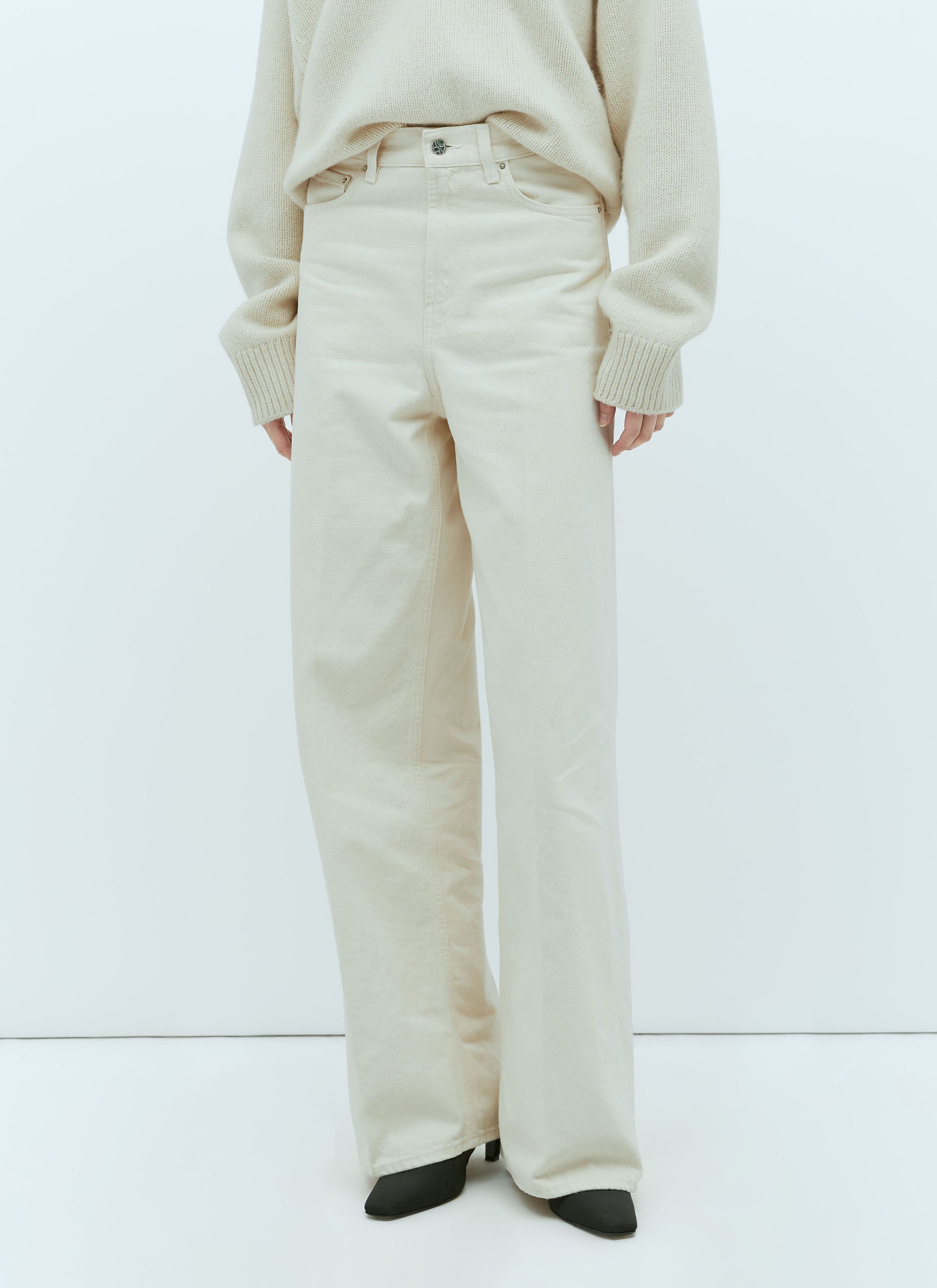 Toteme Wide Leg Jeans Size 26" / US 2 / IT 38 - 1 Thumbnail