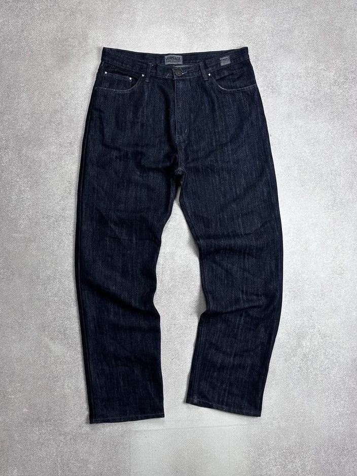 Versace Vintage Versace Medusa Baggy Y2K Jeans 38 Designer Size US 38 / EU 54 - 2 Thumbnail