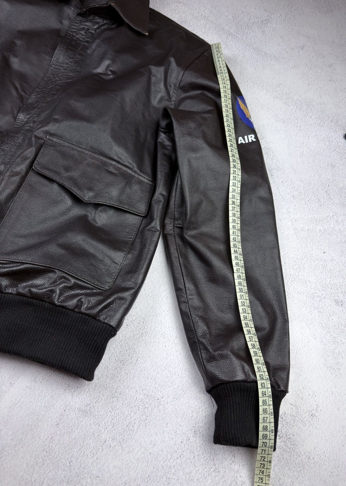 Vintage Chris Redfield Resident Evil Jacket A2 Flight Brown Bomber Size US XXL / EU 58 / 5 - 21 Thumbnail