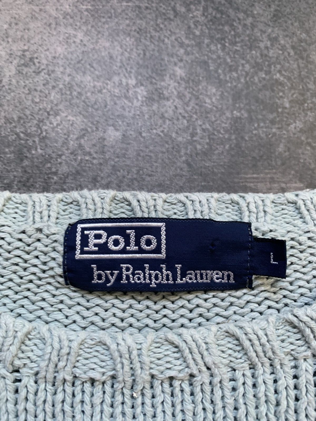 Polo Ralph Lauren × Vintage Vintage Polo Ralph Lauren Knit Crewneck Sweater Size US L / EU 52-54 / 3 - 9 Thumbnail