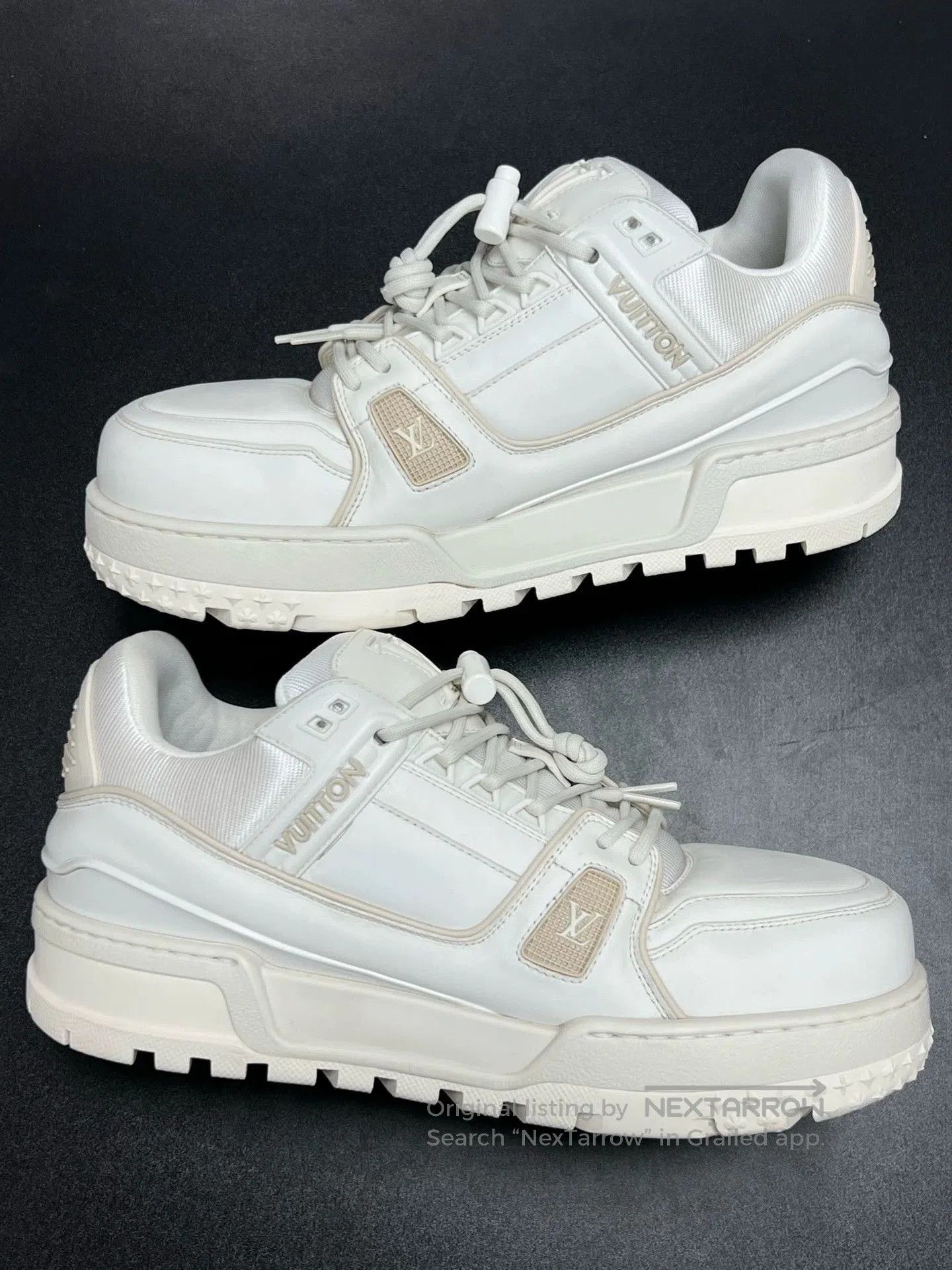 Louis Vuitton LV Trainer Maxi Sneakers in White UK8. Size US 10 / EU 43 - 6 Thumbnail