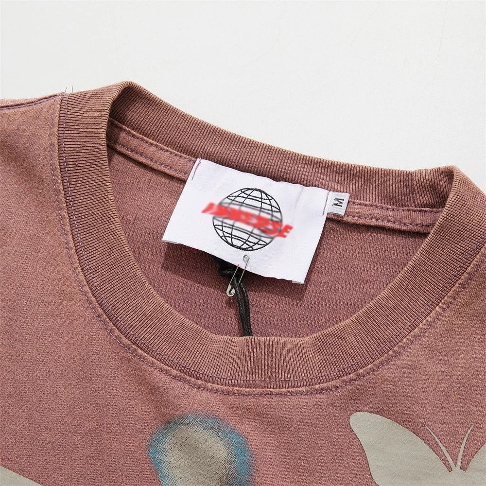 Vintage Men's street retro loose shadow old washed t-shirt y2k Size US M / EU 48-50 / 2 - 2 Thumbnail