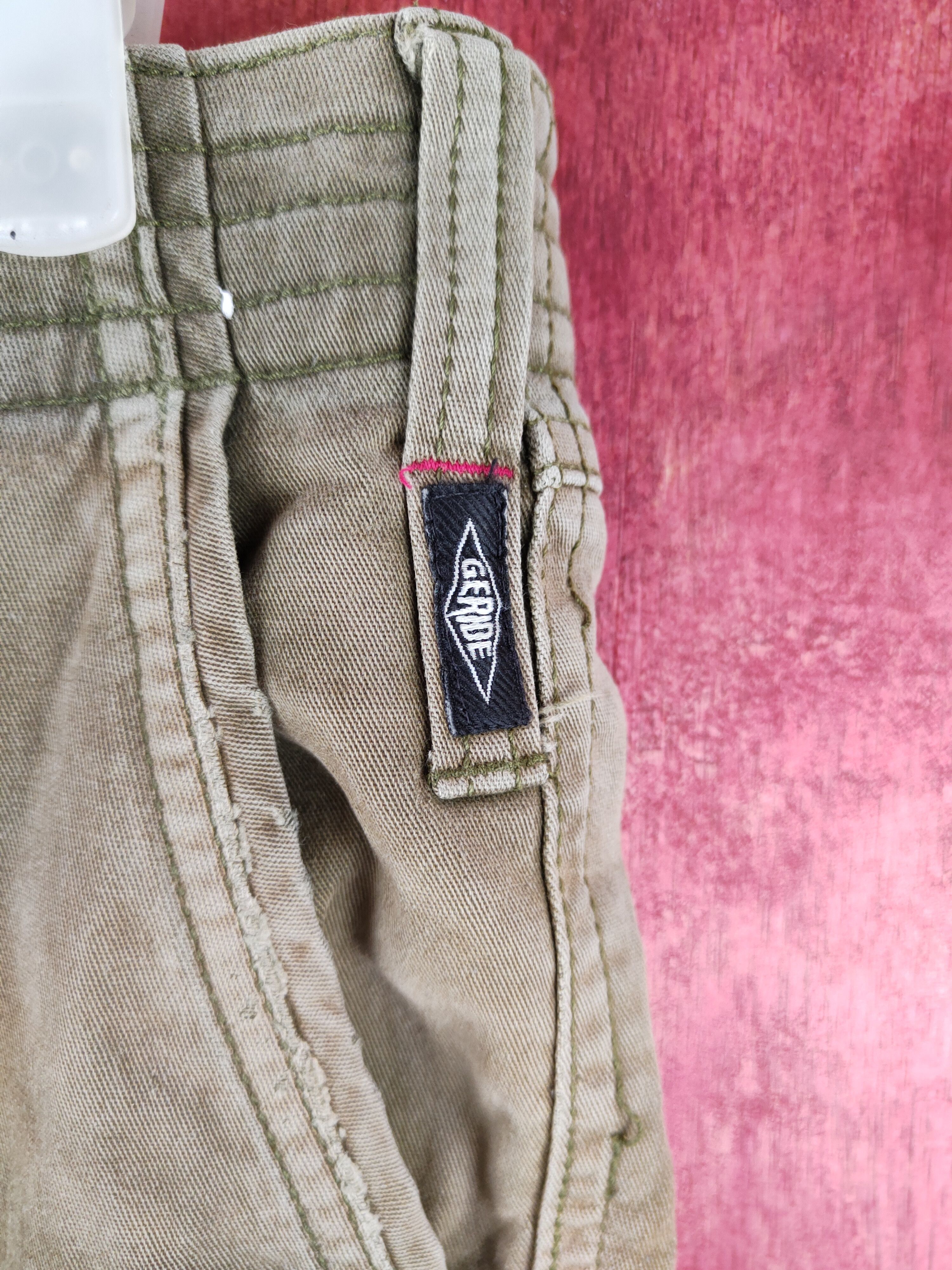 Japanese Brand Geride Brown Faded Multipocket Tactical Cargo Pants #S1502 Size US 32 / EU 48 - 6 Thumbnail