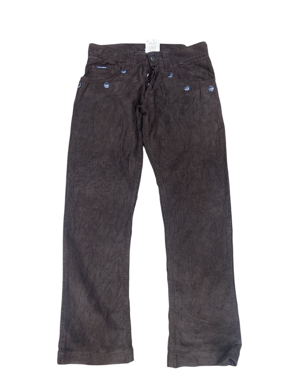Dolce & Gabbana × Vintage Vintage Dolce & Gabbana corduroy pants Size US 32 / EU 48 - 1 Thumbnail