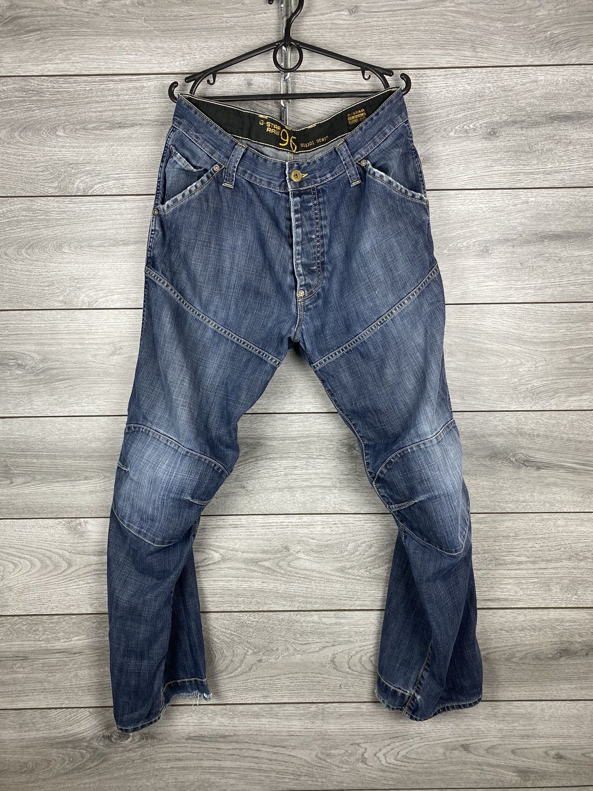 G-Star Mens Vintage G-Star J-Cut Avant Garde Jeans Size US 34 / EU 50 - 1 Thumbnail