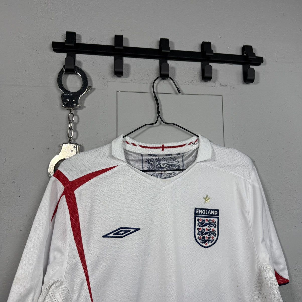 Umbro Vintage England Umbro Soccer Jersey Size US L / EU 52-54 / 3 - 2 Thumbnail