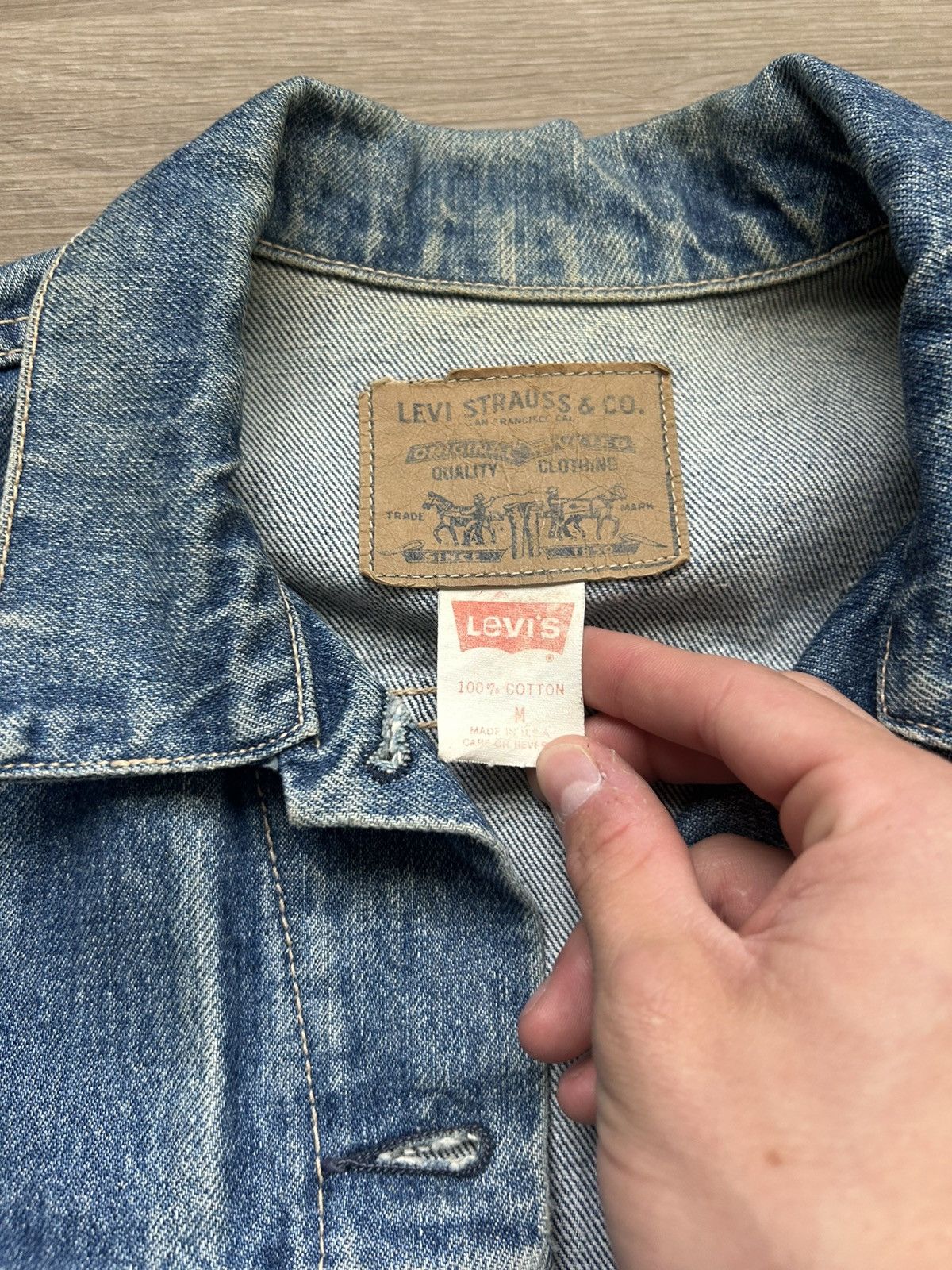 Levi's Vintage Levi’s jean jacket Size US L / EU 52-54 / 3 - 4 Thumbnail
