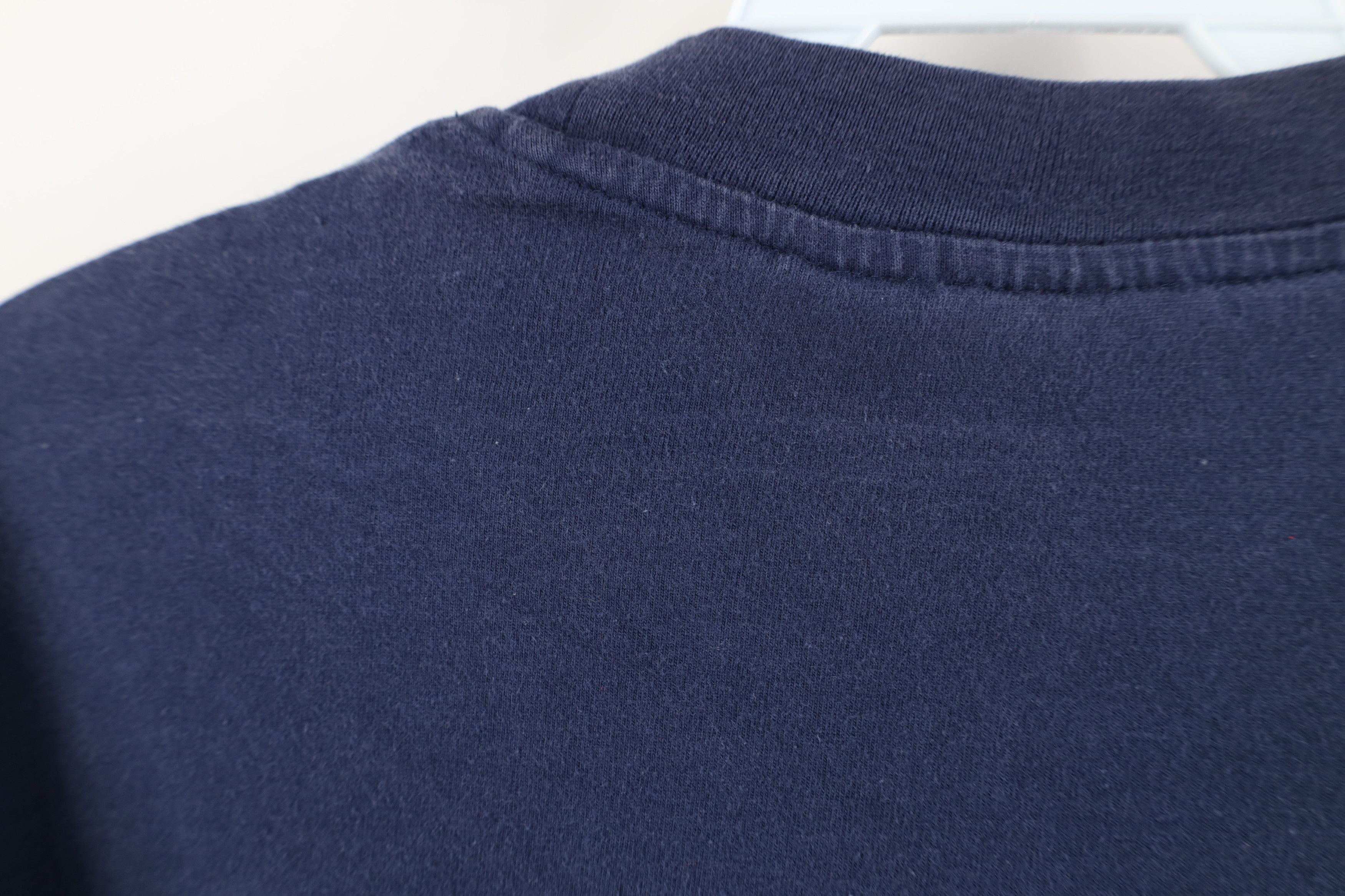 Vintage Vintage 90s University of Michigan Long Sleeve T-Shirt Blue Size XL / US 12-14 / IT 48-50 - 9 Thumbnail