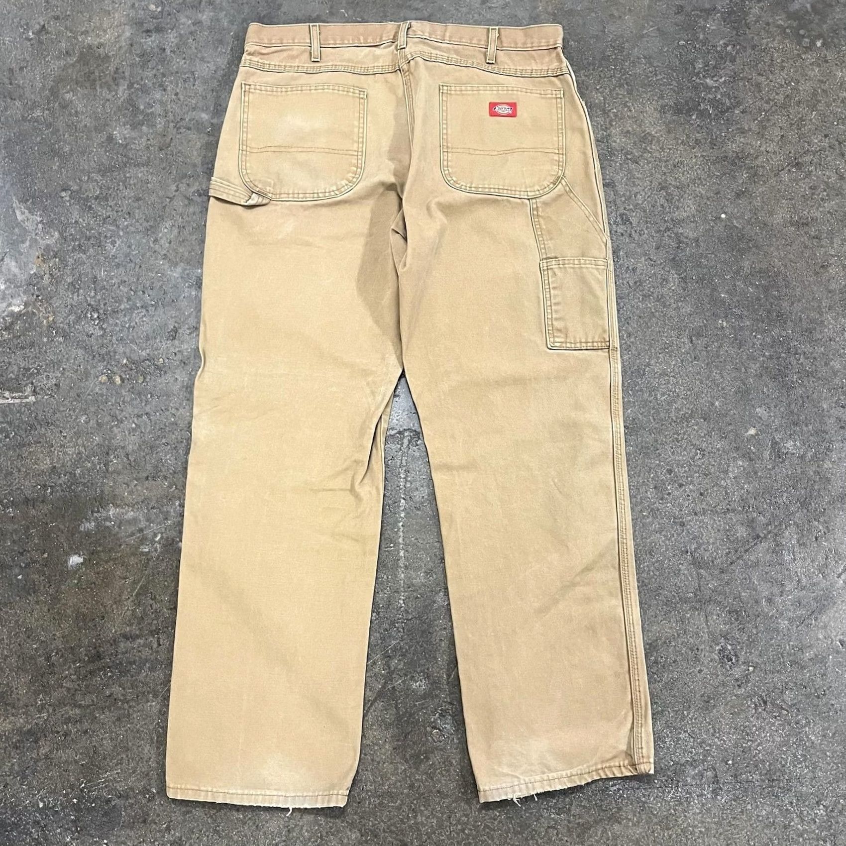 Dickies Y2K Dickies Carpenter Pants 36x30 Brown Canvas Relaxed Fit Workwear Utility Mens Pants Size US 36 / EU 52 - 3 Thumbnail