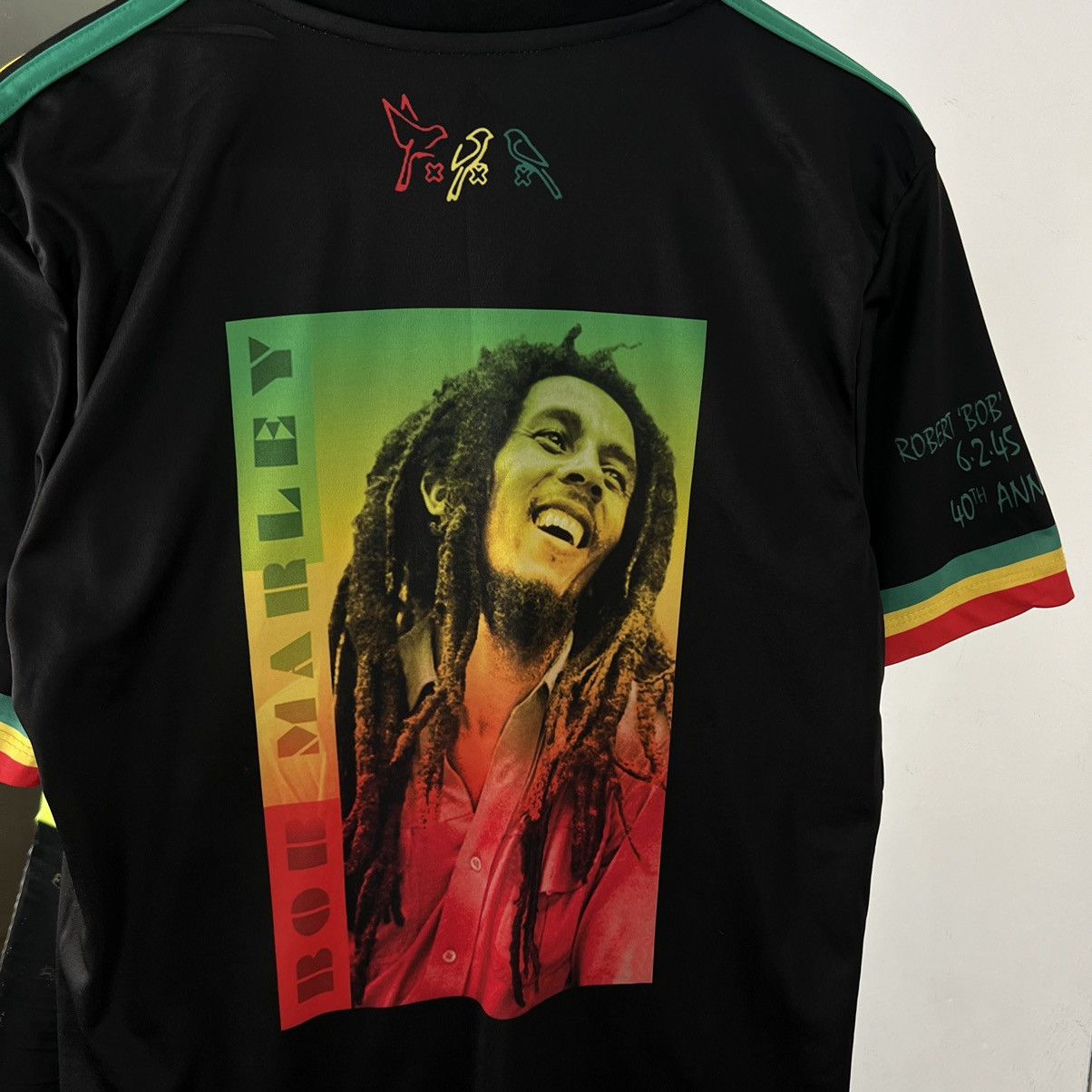 Bob Marley Vintage Adidas Ajax Bob Marley Bootleg Humor Jersey T-Shirt Size US S / EU 44-46 / 1 - 5 Thumbnail