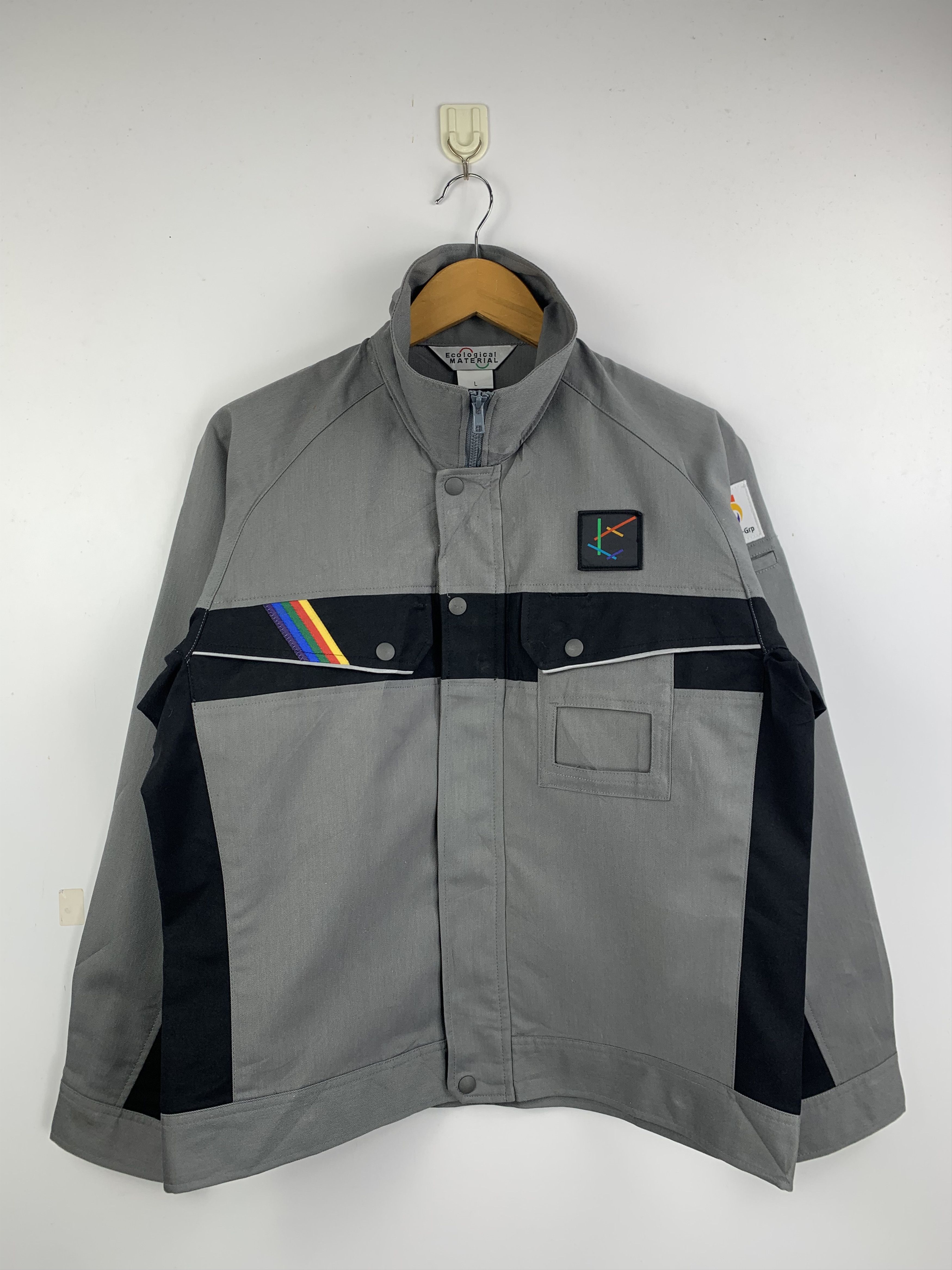 Japanese Brand Vintage Japanese Brand Worker Zipper Denim Jacket J1606 Size US L / EU 52-54 / 3 - 1 Thumbnail