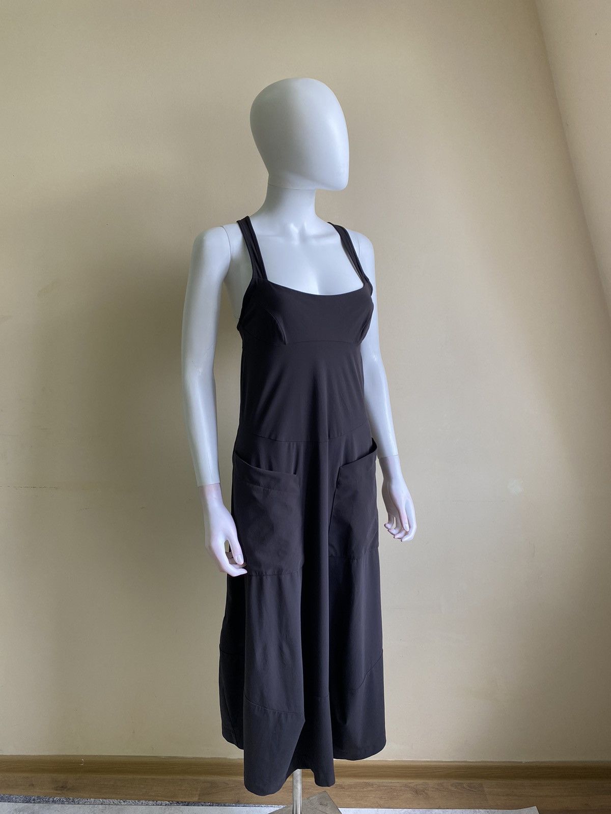 Marithe + Francois Girbaud Marithe Francois Girbaud Womens Sleeveless Grey Midi Dress Size XL / US 12-14 / IT 48-50 - 1 Thumbnail