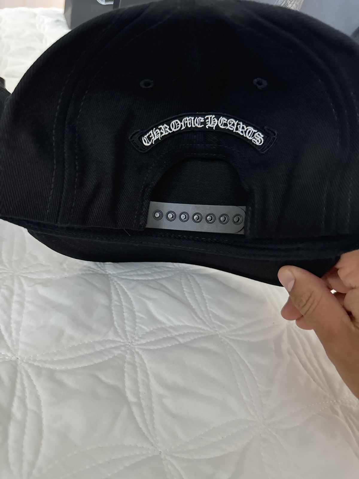 image of Chrome Hearts Horseshoe Hat in Black, Men's