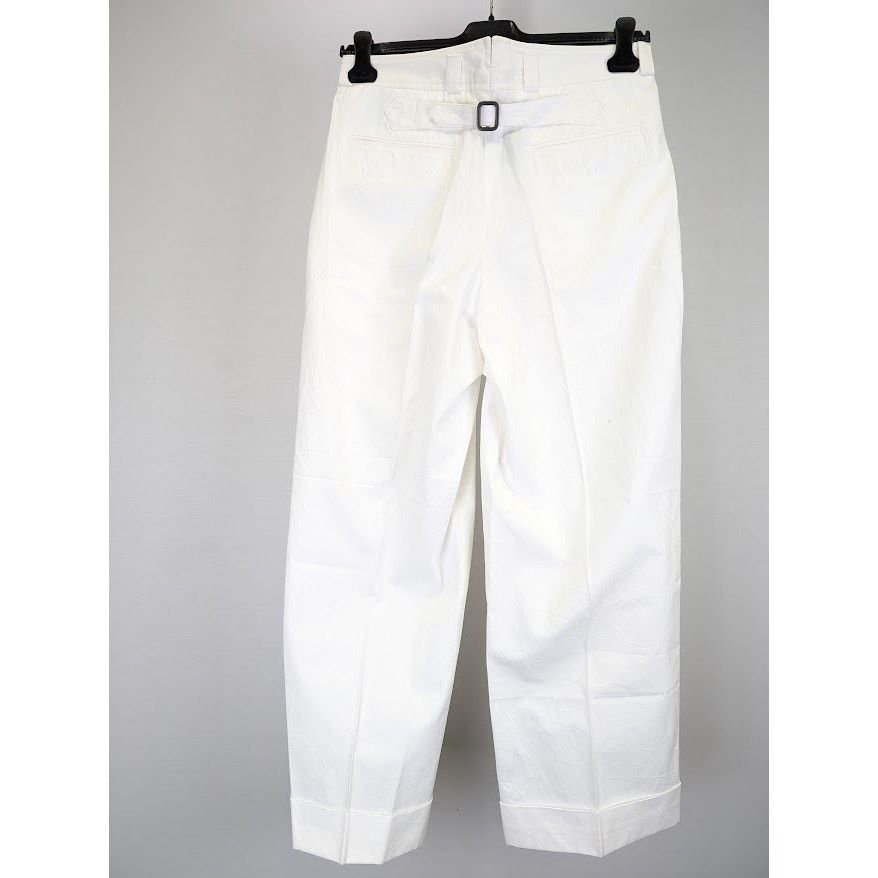 Bottega Veneta o1rshd1 Pants Fluid Slik Suiting in White Size US 32 / EU 48 - 12 Thumbnail