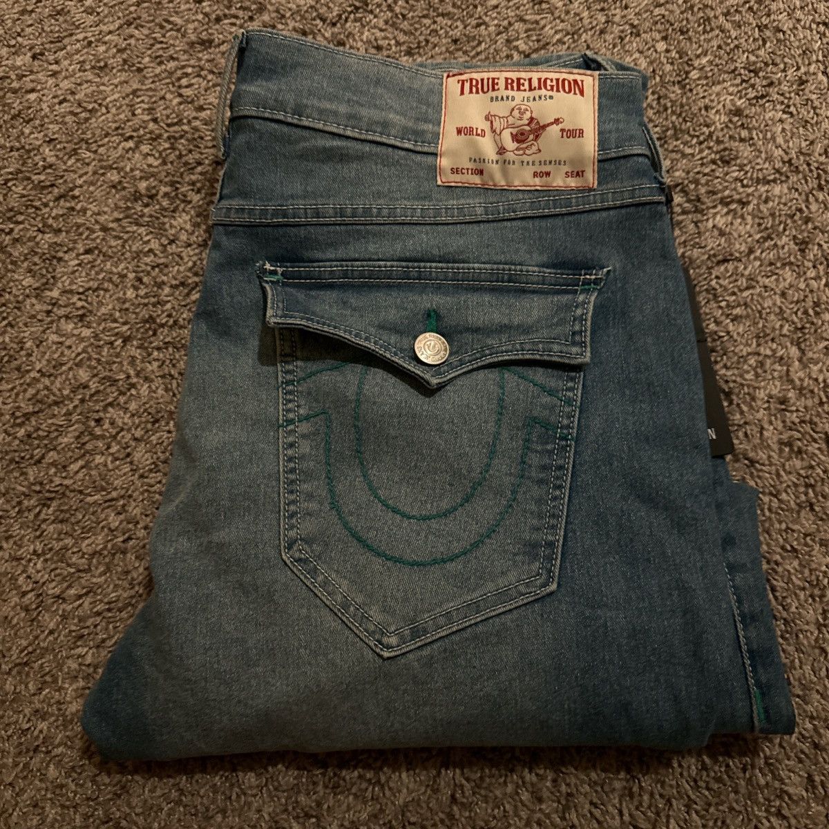 True Religion ROCO relaxed skinny Jeans 34/32