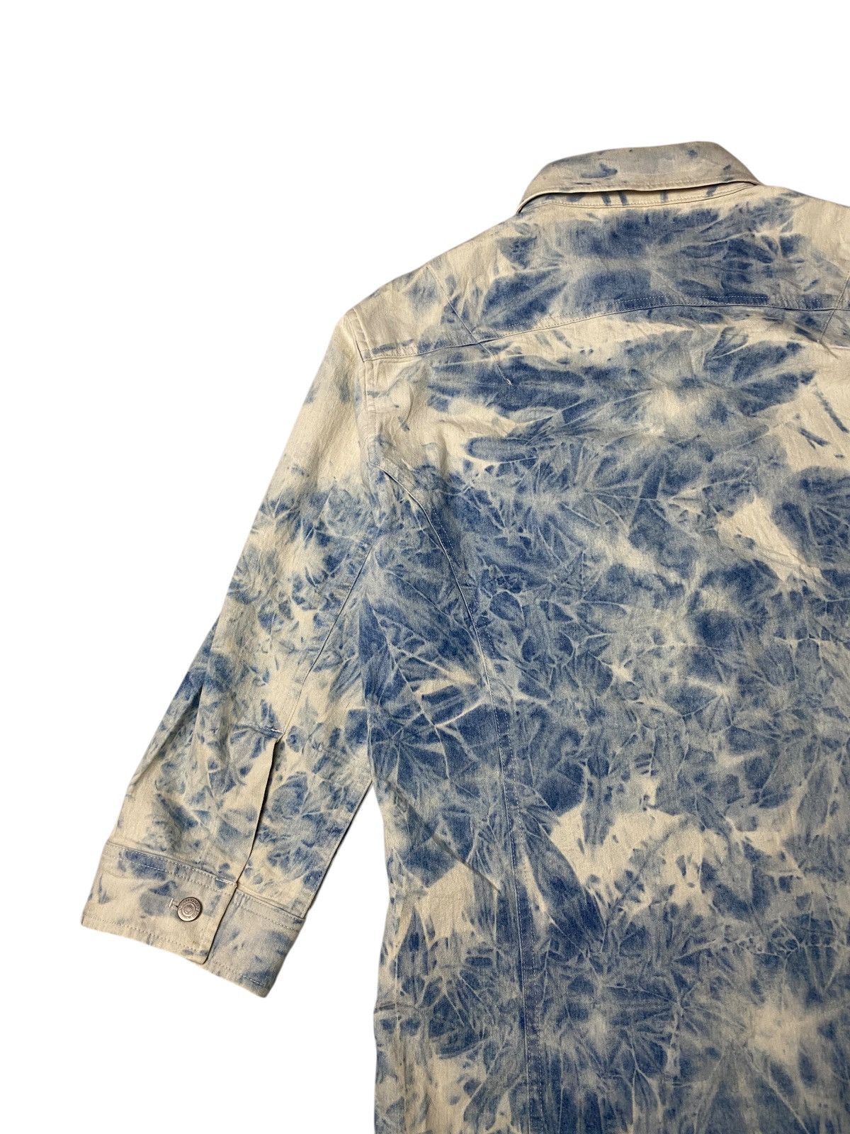 If Six Was Nine 2000's Tornado Mart Dyed Blue Shirts Size US M / EU 48-50 / 2 - 8 Thumbnail