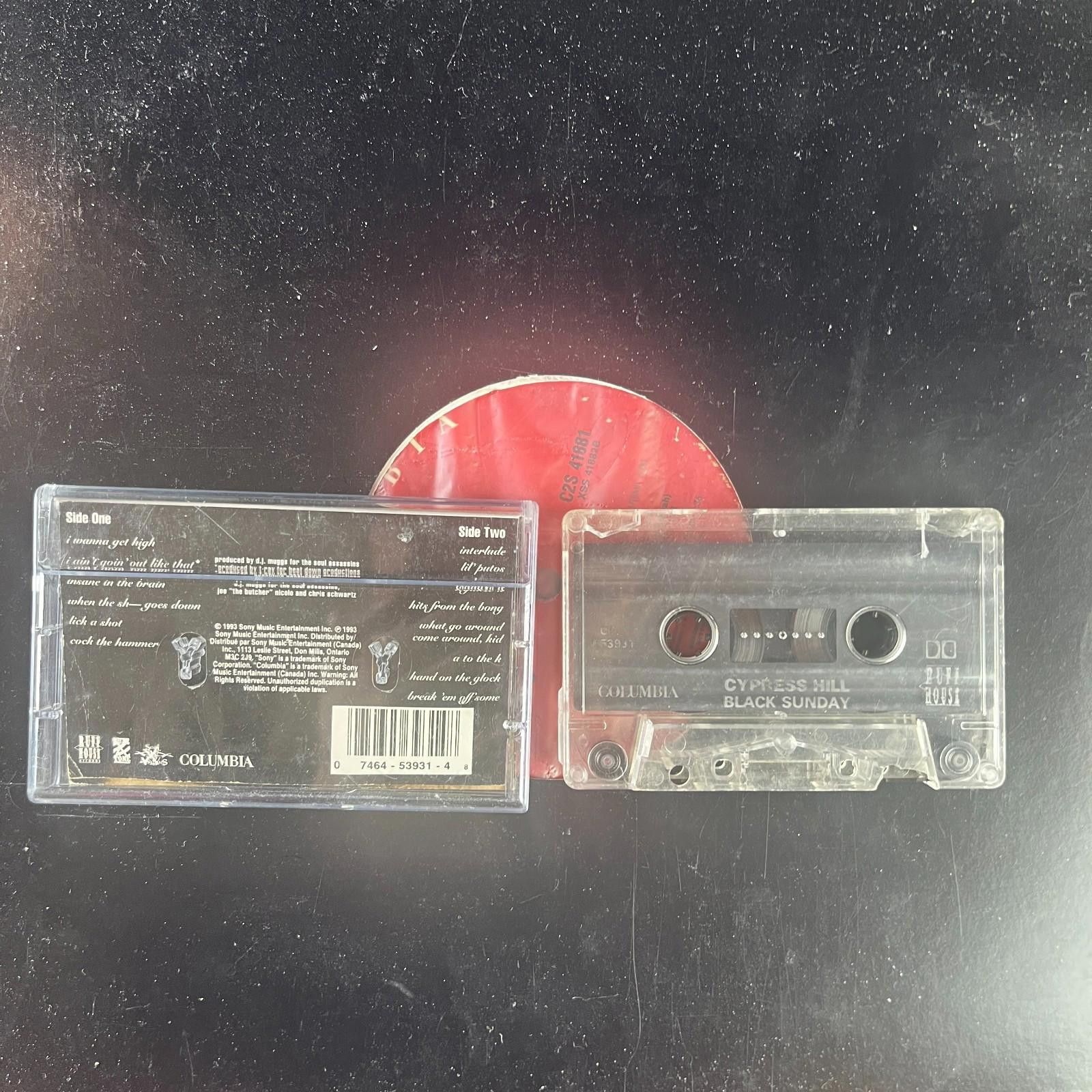 Other Cypress Hill Black Sunday Cassette 1993 Ruffhouse Columbia Size ONE SIZE - 2 Thumbnail