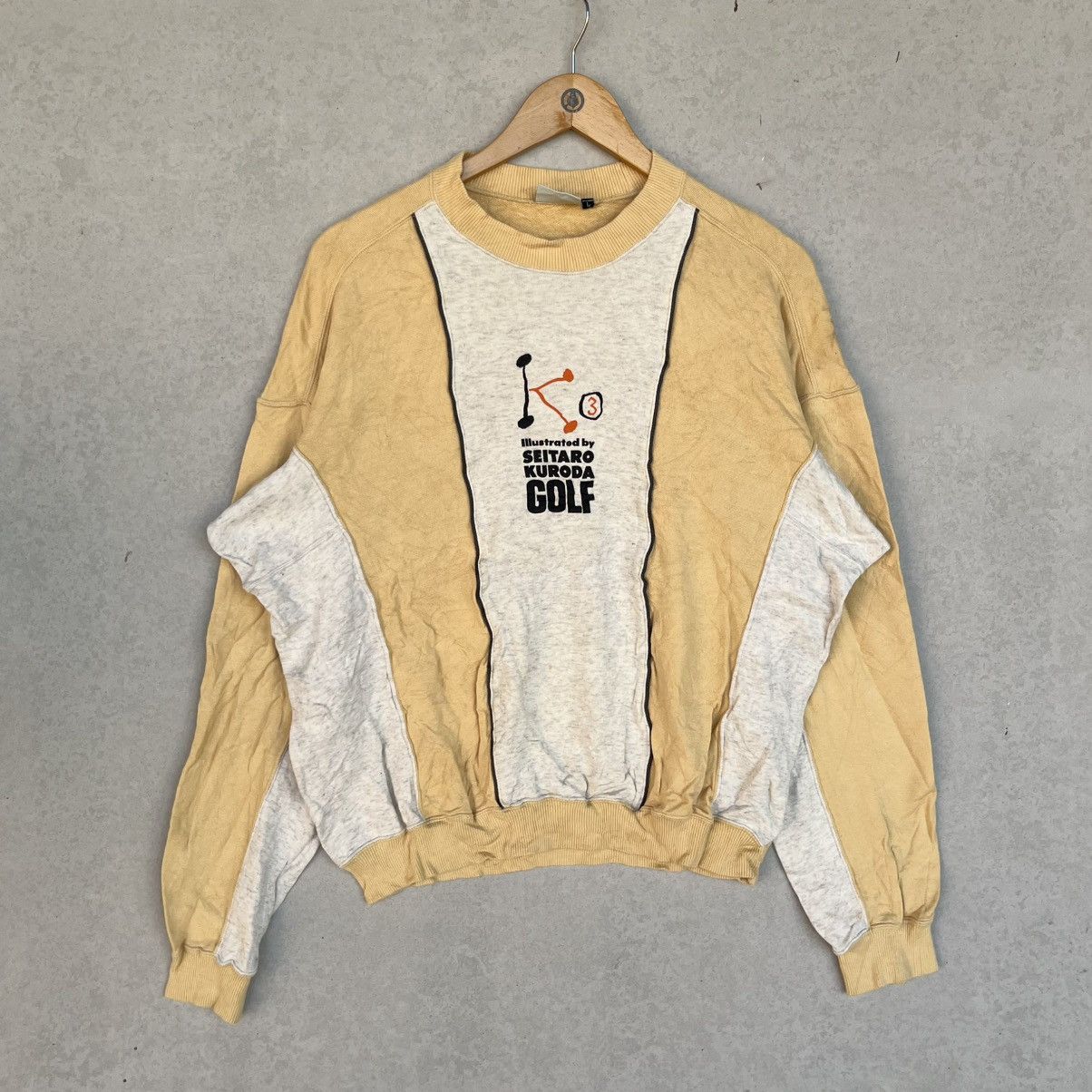 Other Vintage Golf Wang Yellow And Grey Long Sleeve Shirt Size L Size L / US 10 / IT 46 - 1 Thumbnail