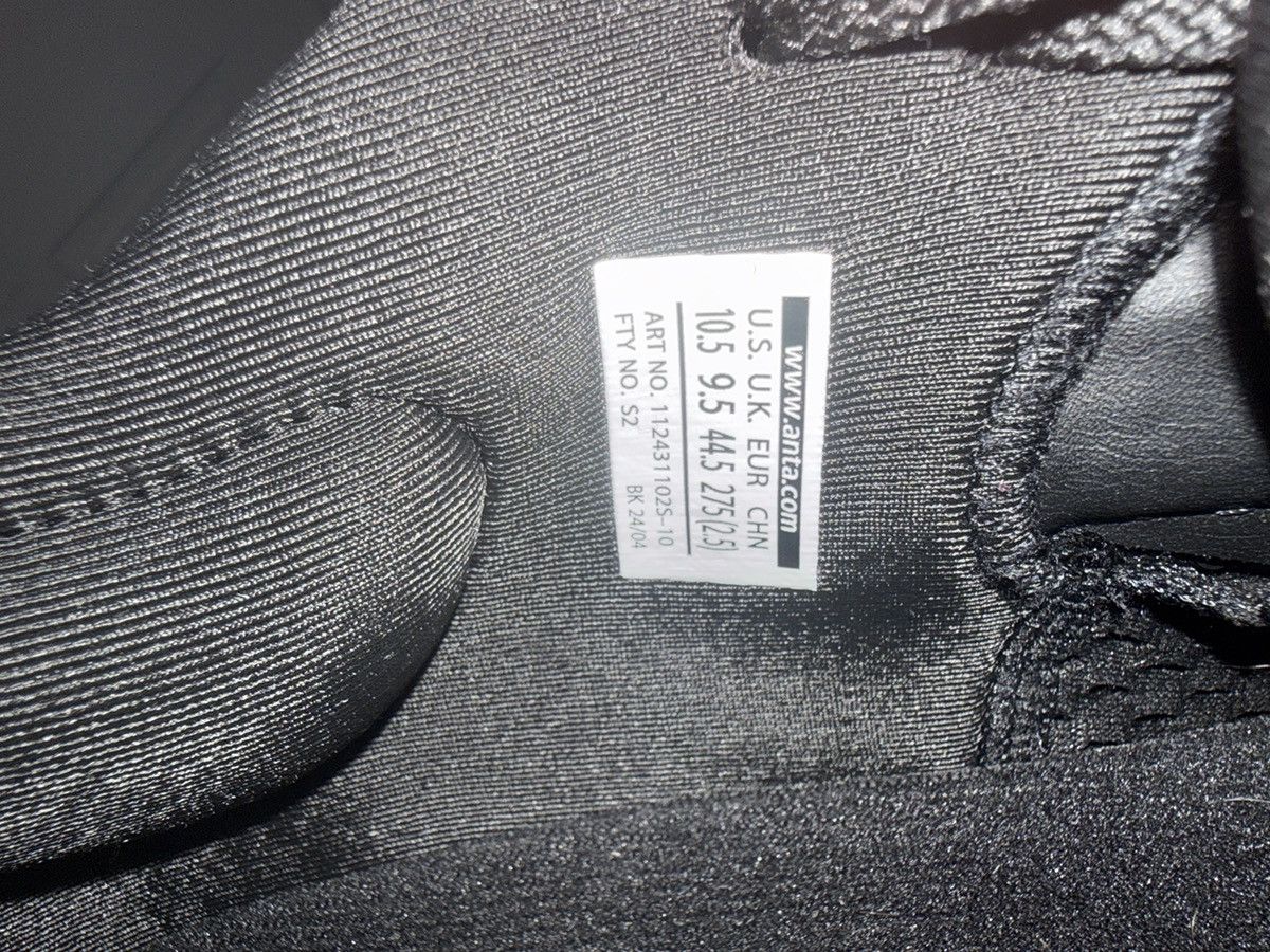 Other Anta Kai 1 Yin Triple Black Size 10.5 Size US 10.5 / EU 43-44 - 6 Thumbnail