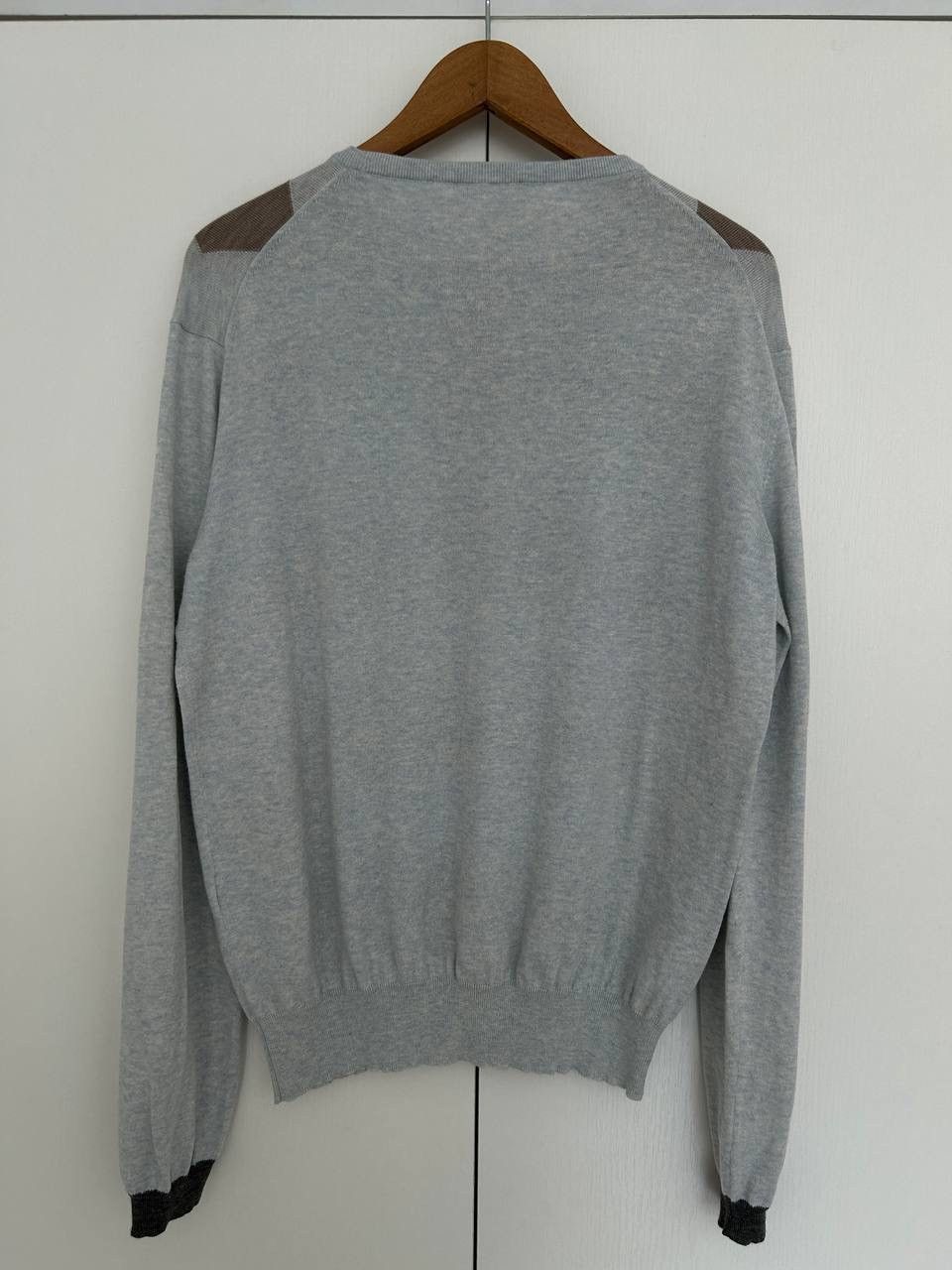 Prada 00’s Prada Wool Blend Rhombus Pattern Crewneck Jumper Size US L / EU 52-54 / 3 - 2 Thumbnail