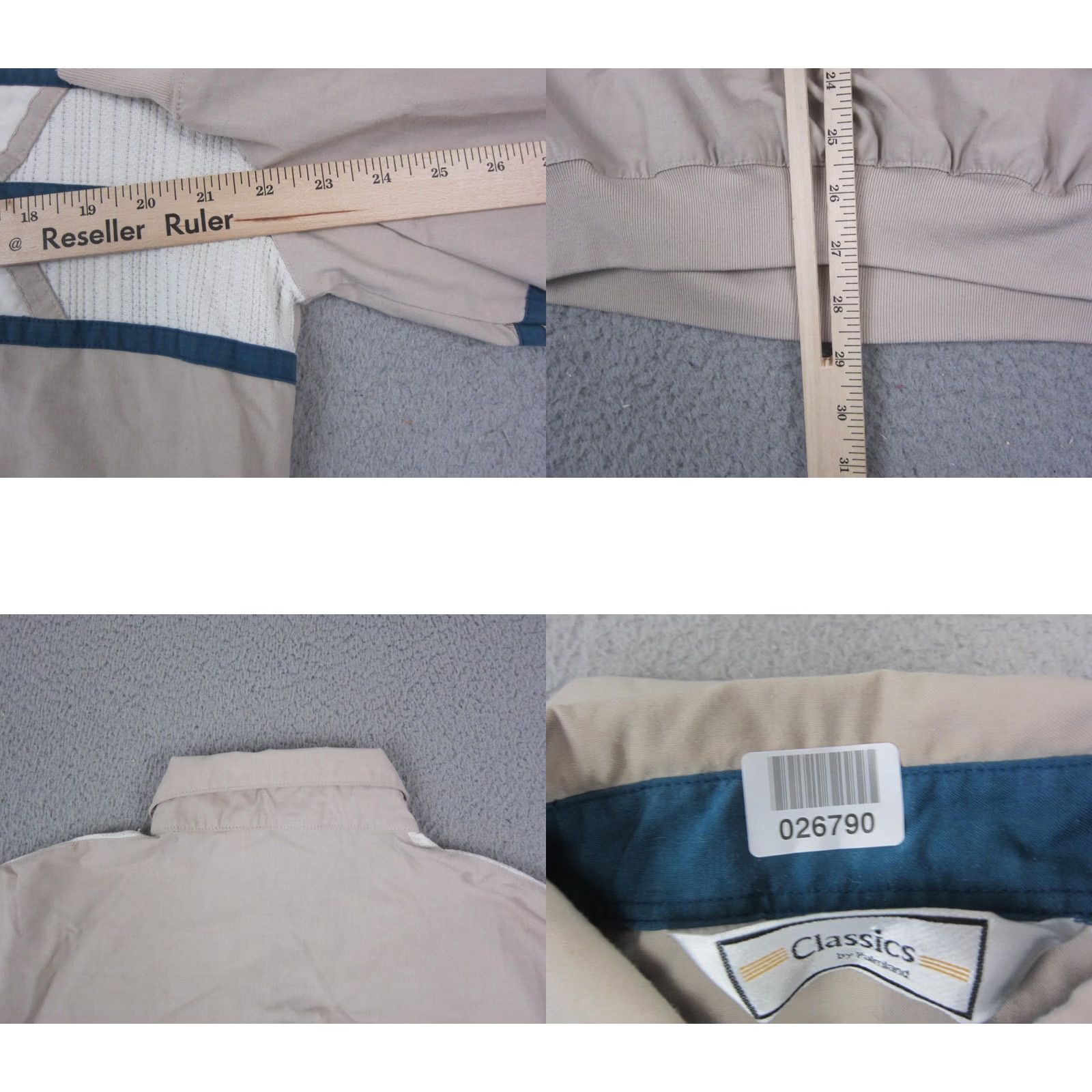 Vintage VINTAGE Palmland Polo Shirt Mens Large Beige Striped Long Sleeve Classic 90s Size US L / EU 52-54 / 3 - 8 Thumbnail