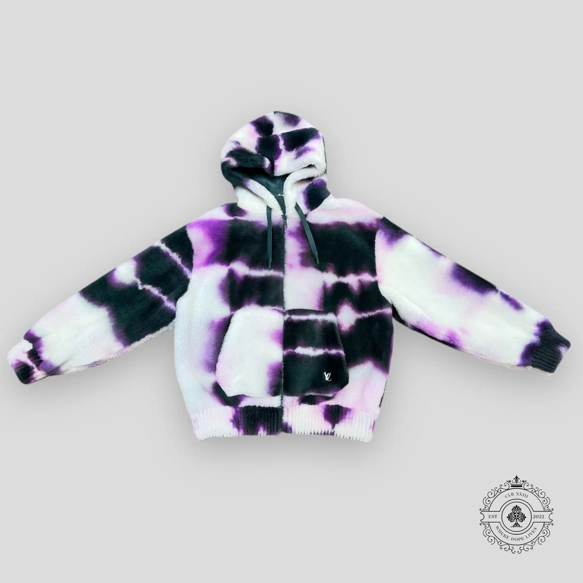 Louis vuitton tie dye hoodie hotsell