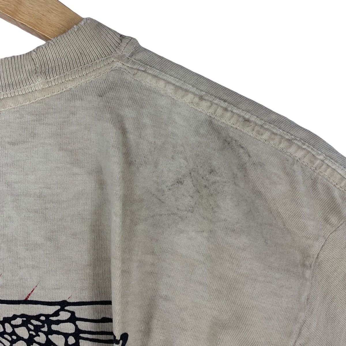 Other Vintage Acoustic Distressed Eagle Real Wings Back Print Tee Size US L / EU 52-54 / 3 - 10 Thumbnail