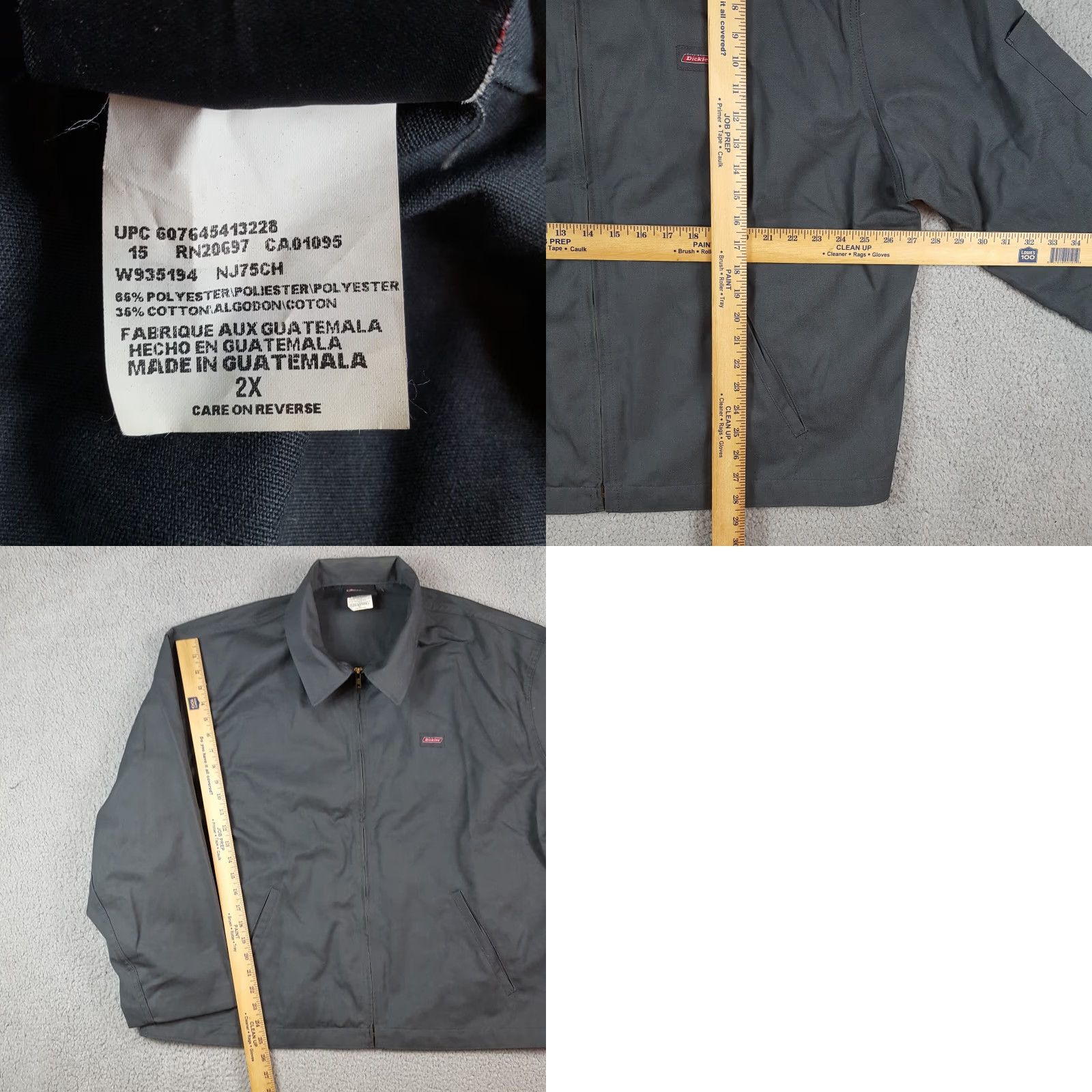 Dickies VINTAGE Dickies Canvas Work Jacket Men 2X Blue Workwear Y2K Grunge Outdoor Southwestern Size US XXL / EU 58 / 5 - 8 Thumbnail