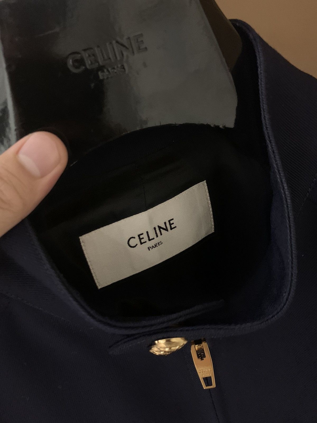 Celine Celine 2025SS Embroidered wool blouson jacket Size US M / EU 48-50 / 2 - 3 Thumbnail