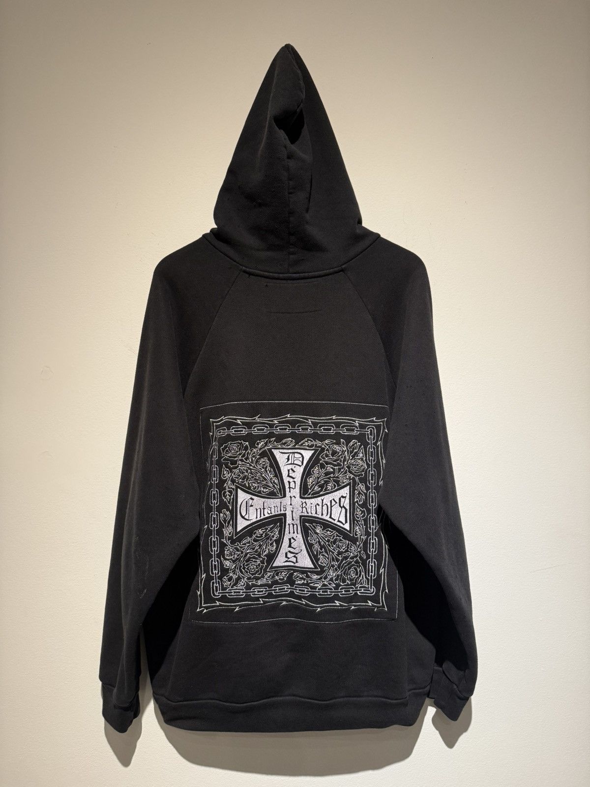 Enfants Riches Deprimes IRON CROSS HOODIE Size US XL / EU 56 / 4 - 6 Thumbnail