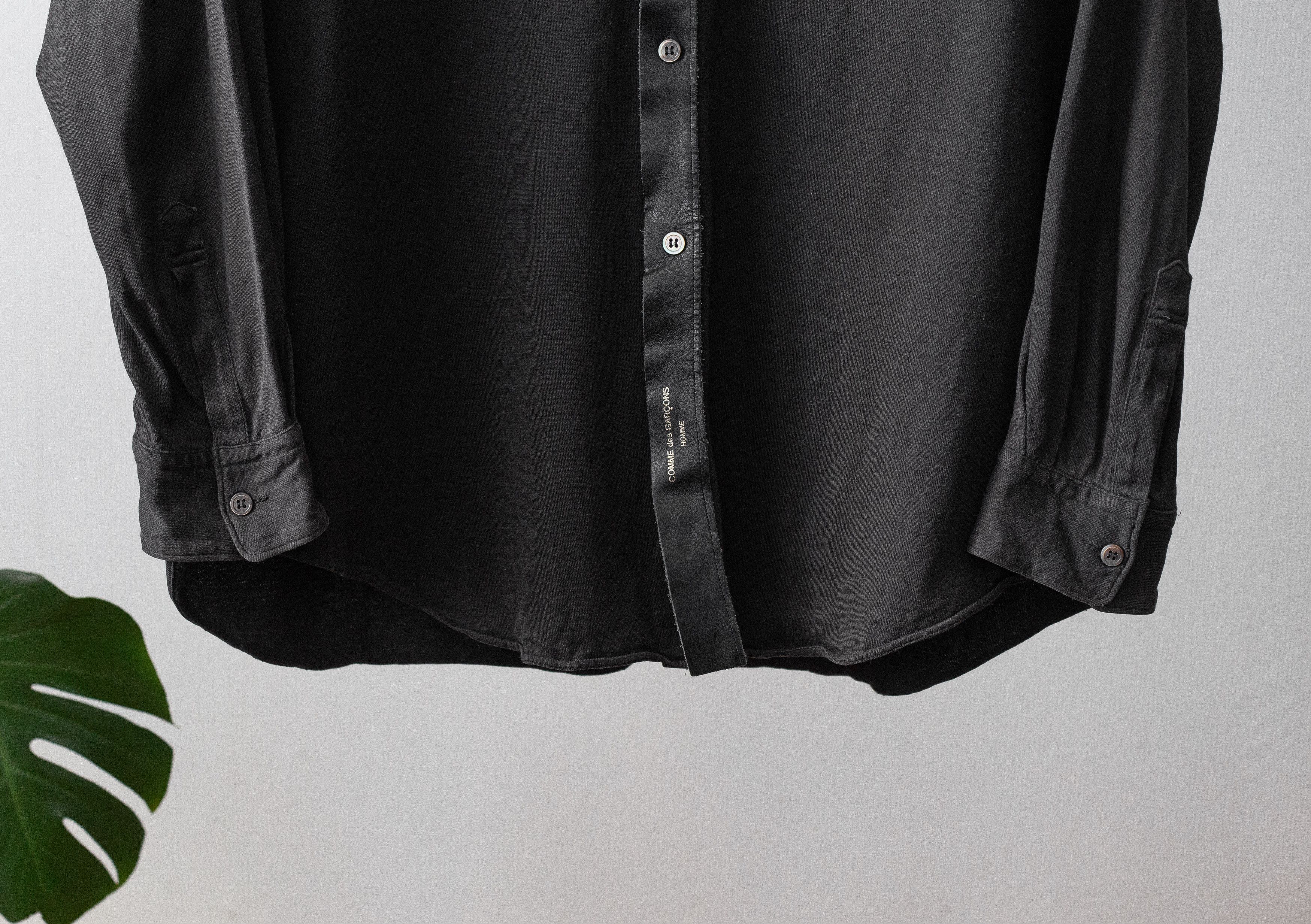Comme des Garcons Homme leather strip shirt Size US S / EU 44-46 / 1 - 6 Thumbnail