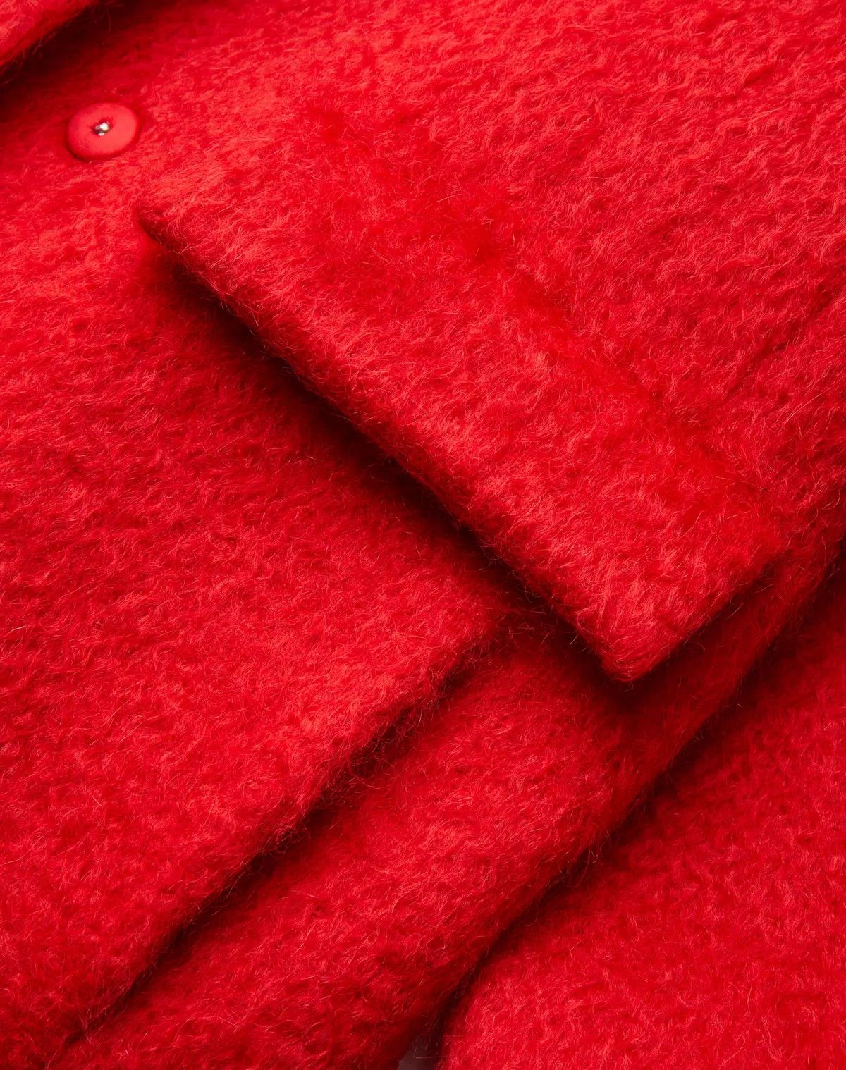 Valentino o1s1wg110625 Uncoated Boucle Coat in Red Size S / US 4 / IT 40 - 7 Thumbnail