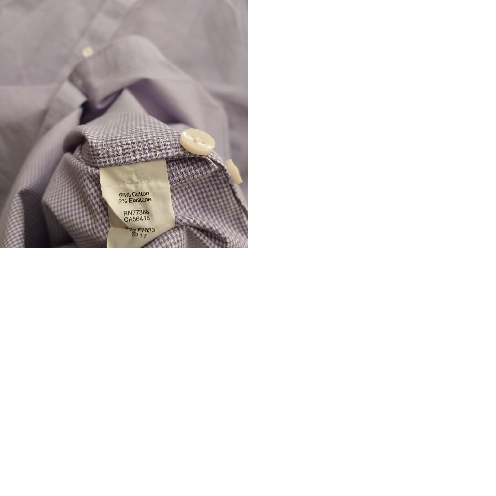 J.Crew J.Crew Thompson Shirt Mens Large Purple Micro Check Long Sleeve Button Up Size US L / EU 52-54 / 3 - 9 Thumbnail