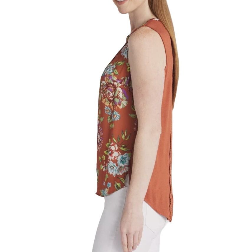 Other Quin Keyhole Crochet Blouse - Stitch Fix Mixed Material Top Size M / US 6-8 / IT 42-44 - 4 Thumbnail